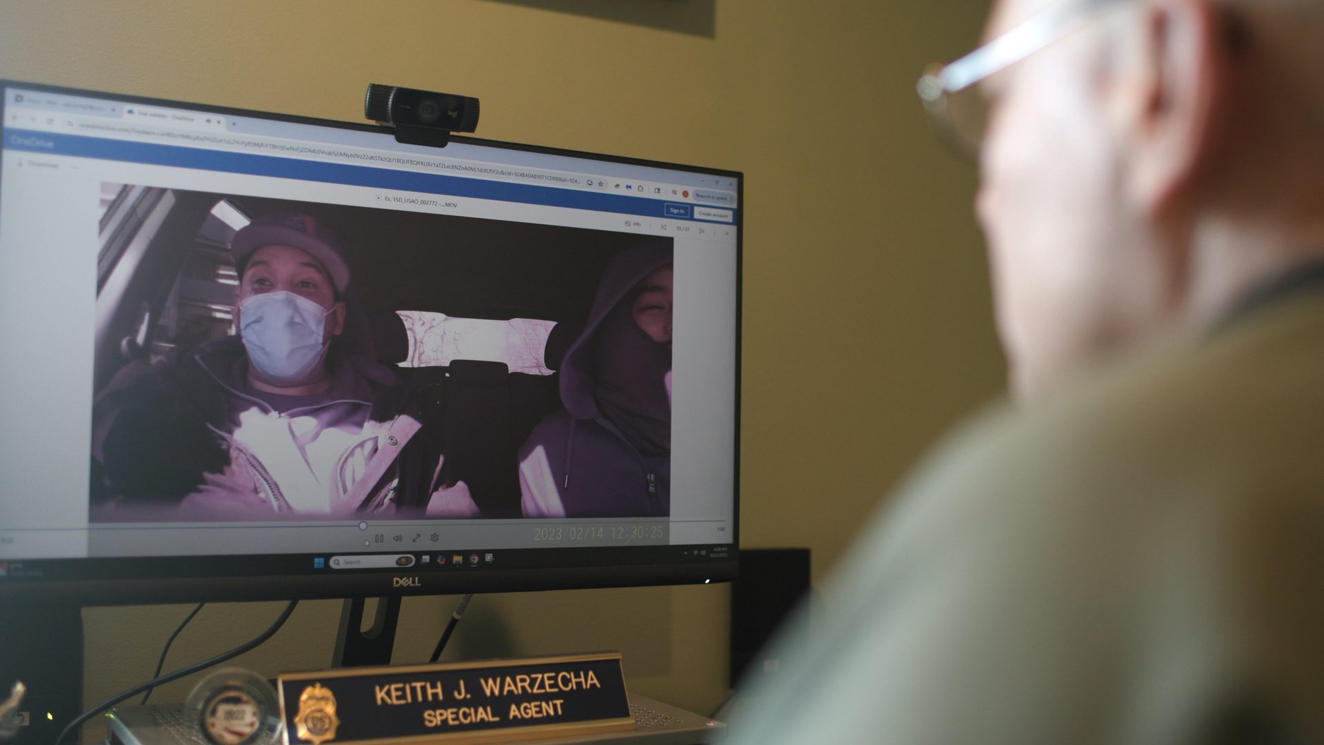 Keith during a sting operation